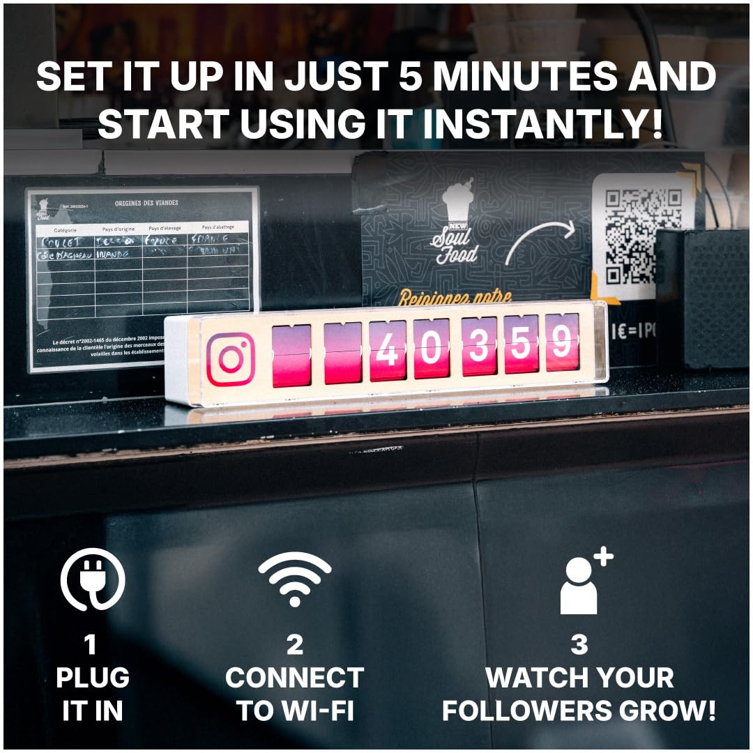 Amazon.com: Smiirl - Instagram Follower Counter - Physical Device